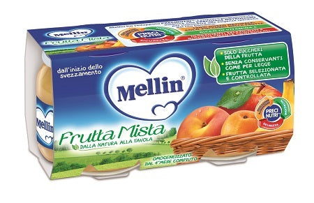 Mellin Omogeneizzato Fru Mista 2X100G