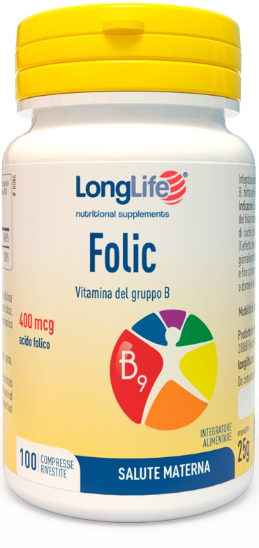 Longlife Folic 400Mcg 100 Compresse