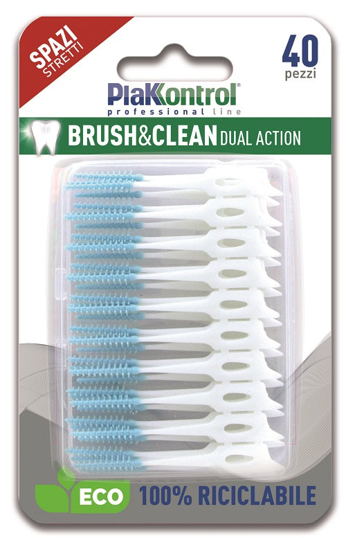 Plakkontrol Brush&Clean 40 Pezzi