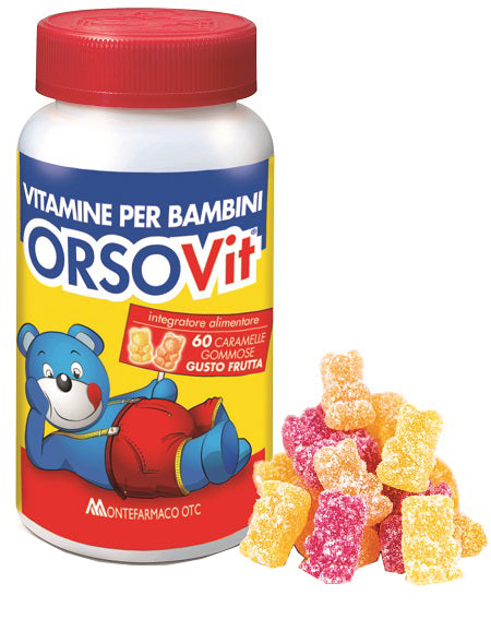 Orsovit Caram Gomm S/Glut 60 Pezzi