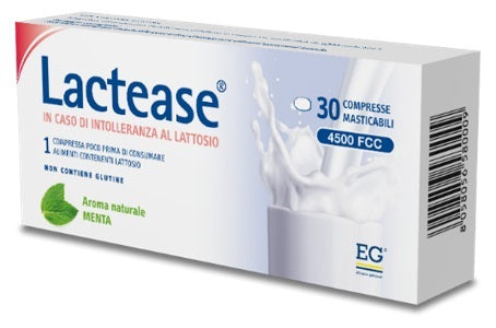 Lactease 4500 Fcc Menta 30 Compresse