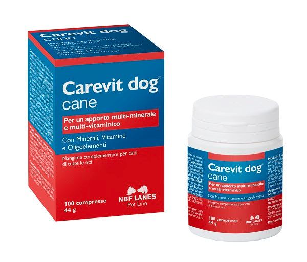 Carevit Dog Mangime 100 Compresse