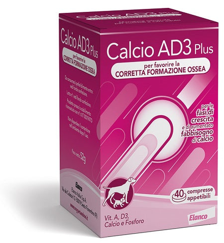 Calcio Ad3 Plus 40 Compresse Appetib