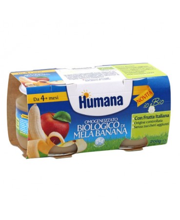 Humana Omogeneizzato Me/Ban Bio 2X100G