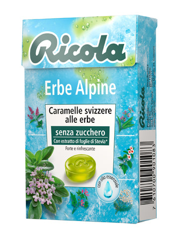 Ricola Erbe Alpine S/Zucch 50G