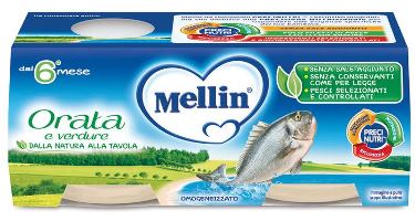Mellin Omogeneizzato Orata 2X80G