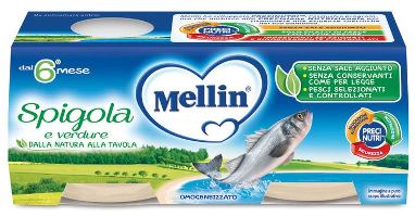 Mellin Omogeneizzato Spigola 2X80G