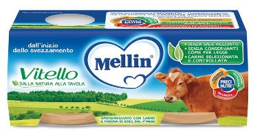 Mellin Omogeneizzato Vitello 2X120G
