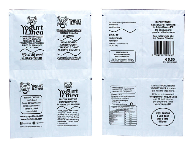 Yogurt Linea Fermenti 4 Bustine