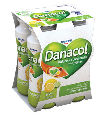 Danacol Limone Lime 4X100G