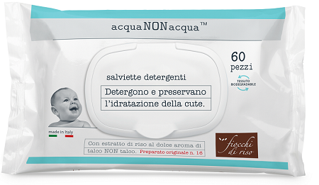 Acqua Non Acqua Wipes 60 Pezzi Fdr
