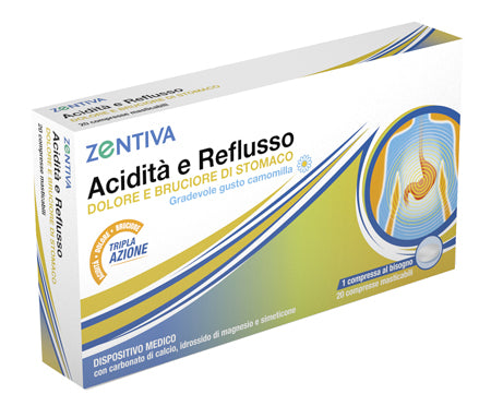 Zentiva Acidita'Reflusso 20 Compresse