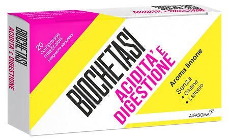 Biochetasi Acidita' e Digestione 20 Compresse Masticabili