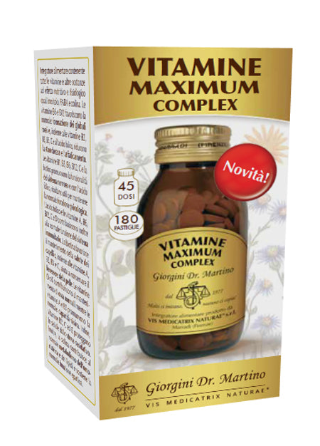 Vitamine Maximum Compl 180 Pastiglie