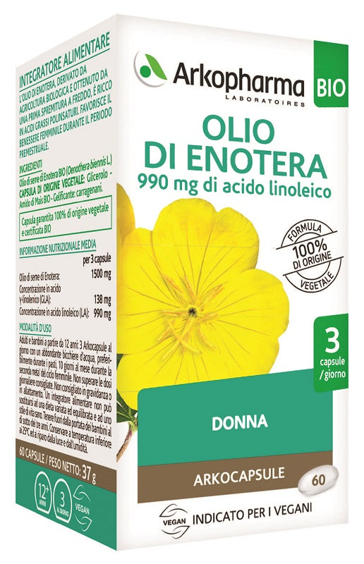 Arkocompresse Olio Enotera Bio 60Compresse