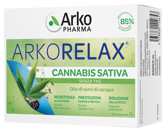 Arkorelax Cannabis Sativa30 Compresse