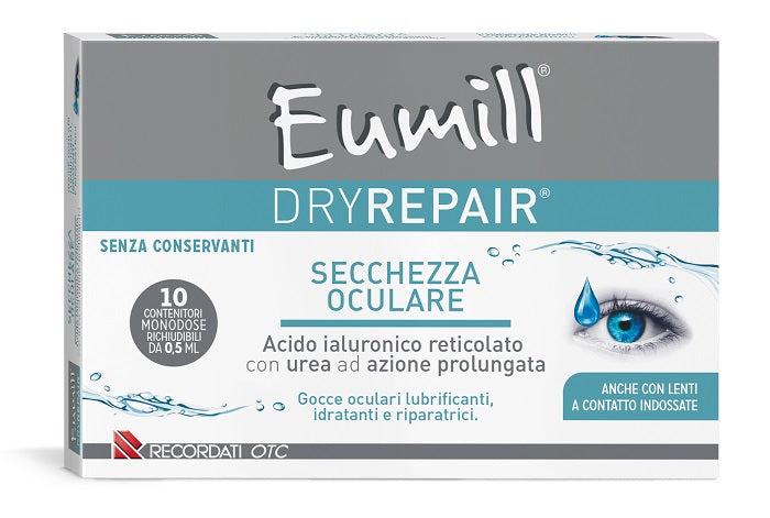 Eumill Dryrepair Gtt Ocul 10 Pezzi