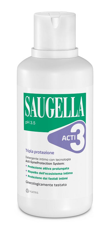 Saugella Acti3 Det Intimo500ml