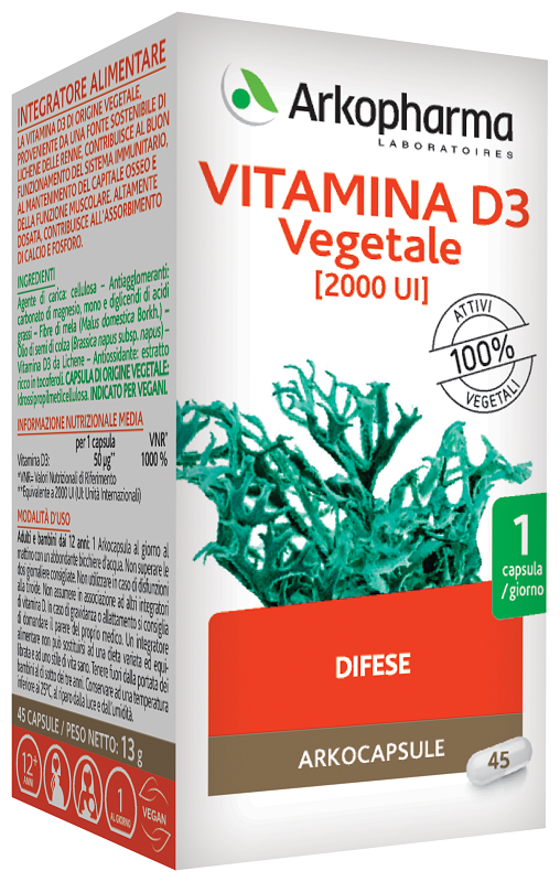 Arkocompresse Vitamina D3 Veg 45Compresse