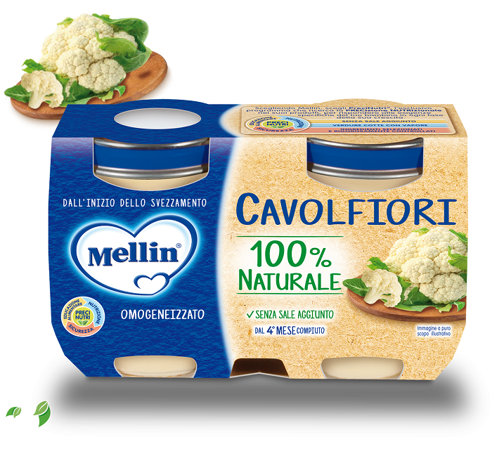 Mellin Omogeneizzato Cavolfiore 2X125G
