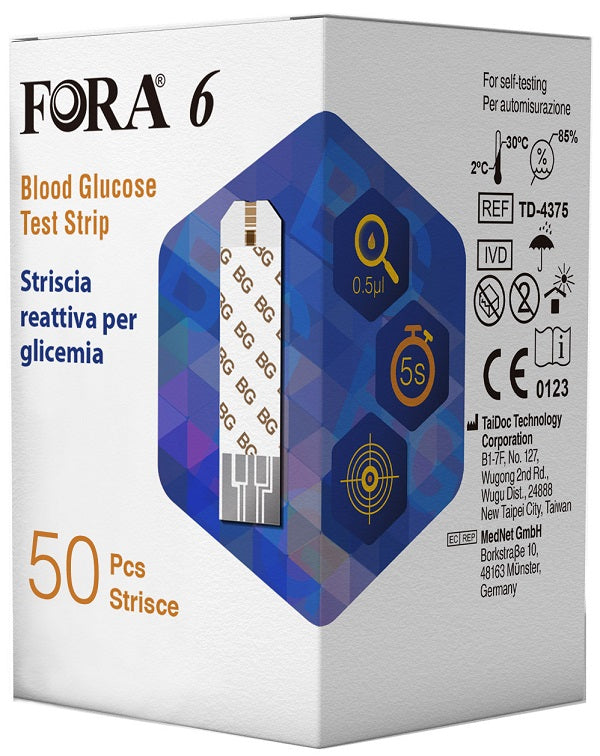 Fora6 Strisce Glicemia 50 Pezzi