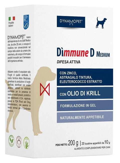 Dimmune D Medium Cani 20 Bustine A