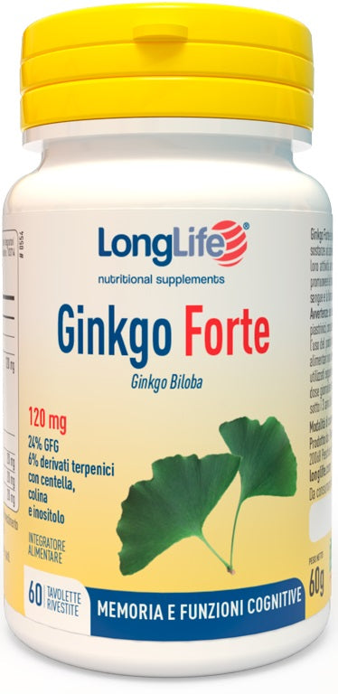 Longlife Ginkgo Forte 60 Tavolette