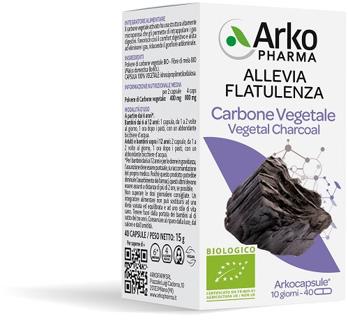 Arkocompresse Carbone Veg Bio 40Compresse