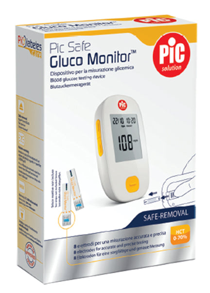 Pic Safe Gluco Monitor 1 Pezzi