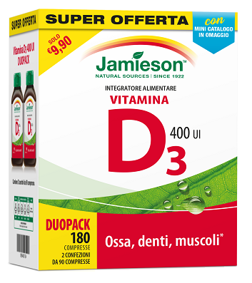 Jamieson Vit D 400 90 Compresse Duo