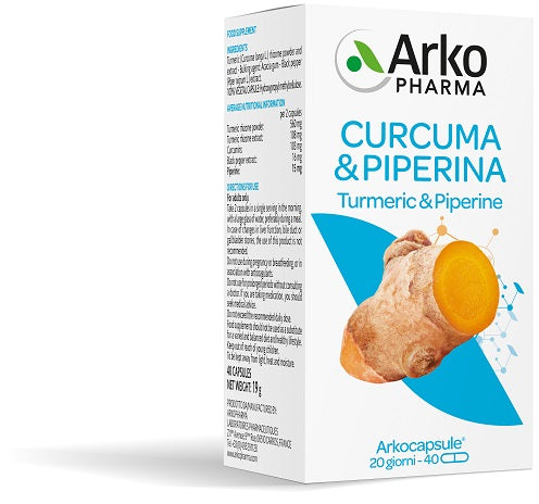 Arkocompresse Curcuma+Piperina 40Compresse