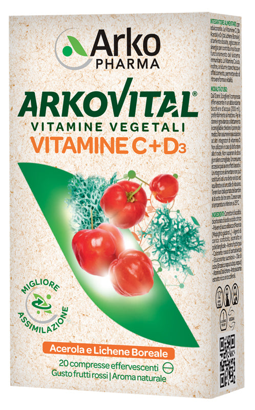 Arkovital Vitamine C+D3 20 Compresse