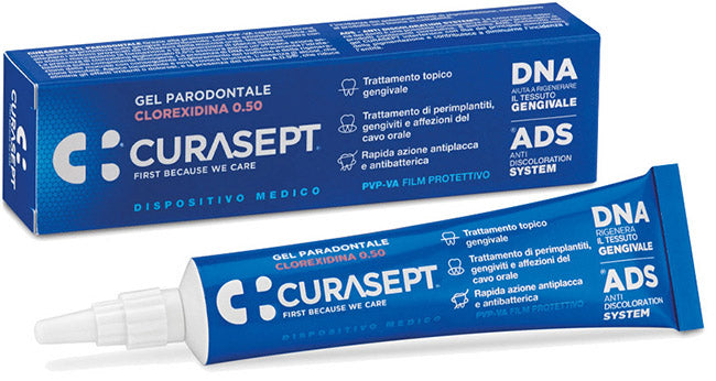 Curasept Gel Parod 0,5%Ads+Dna