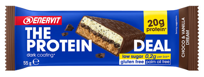 Enervit Protein barretta cioccolato e vaniglia 55g