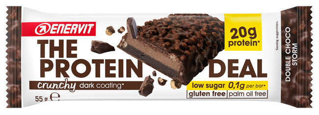 The Protein Deal Bar Crunchy Double Choco Barretta 55g
