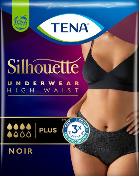 Tena Silhouette Noir M V/A 9 Pezzi