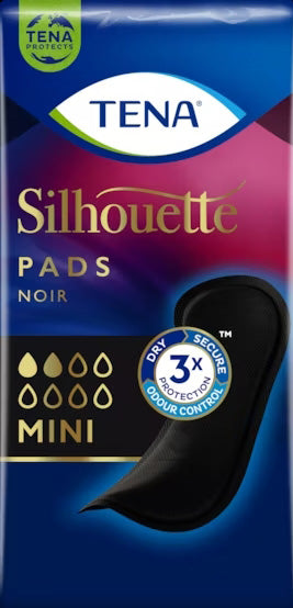 Tena Silhouette Noir Mini 18 Pezzi