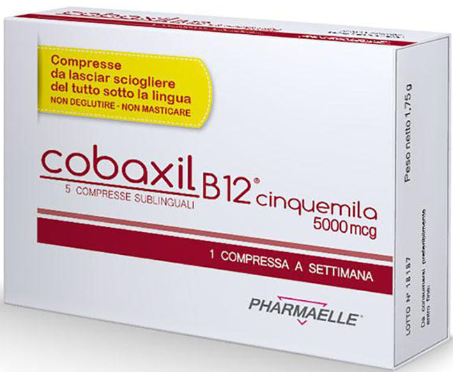 Cobaxil B12 5000Mcg 5 Compresse Sunbl