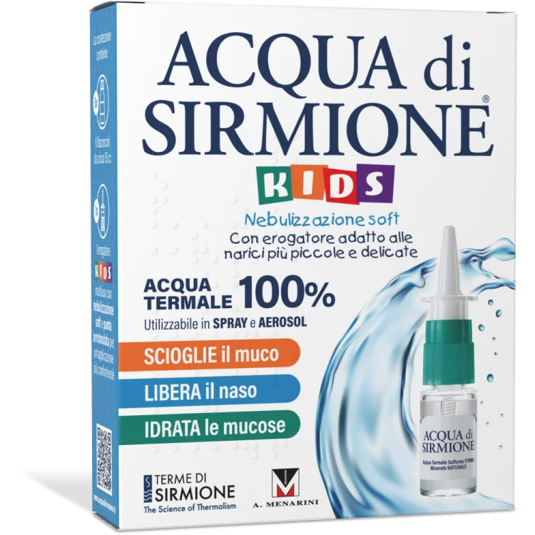 Acqua di Sirmione Kids 6 flaconcini da 15 ml con nebulizzatore