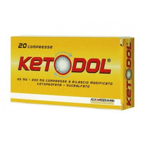 Ketodol*20 Compresse 25Mg+200Mg