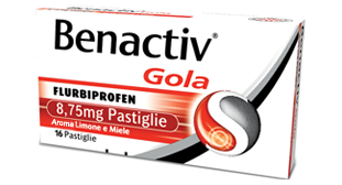 Benactiv Gola 16 Pastiglie Limone&Miele
