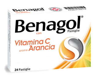 Benagol Vit C*24 Pastiglie Arancia