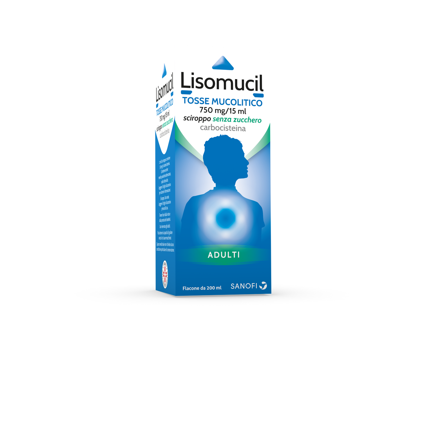 Lisomucil Tosse Mucolitico Sciroppo Adulti senza zucchero