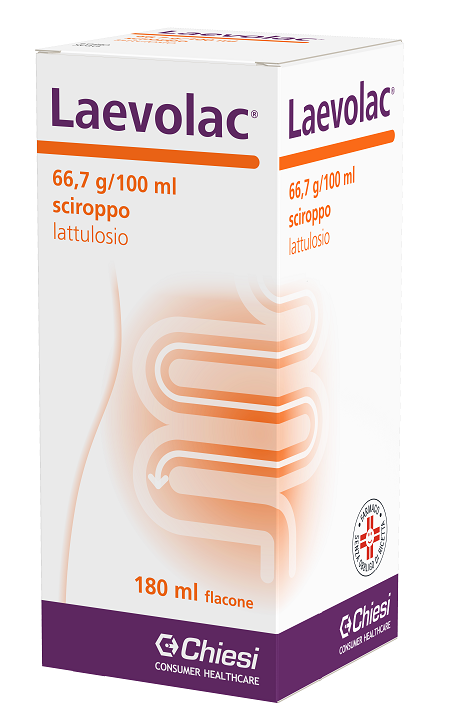 Laevolac Sciroppo Lattulosio 180ml 66,7%/100ml