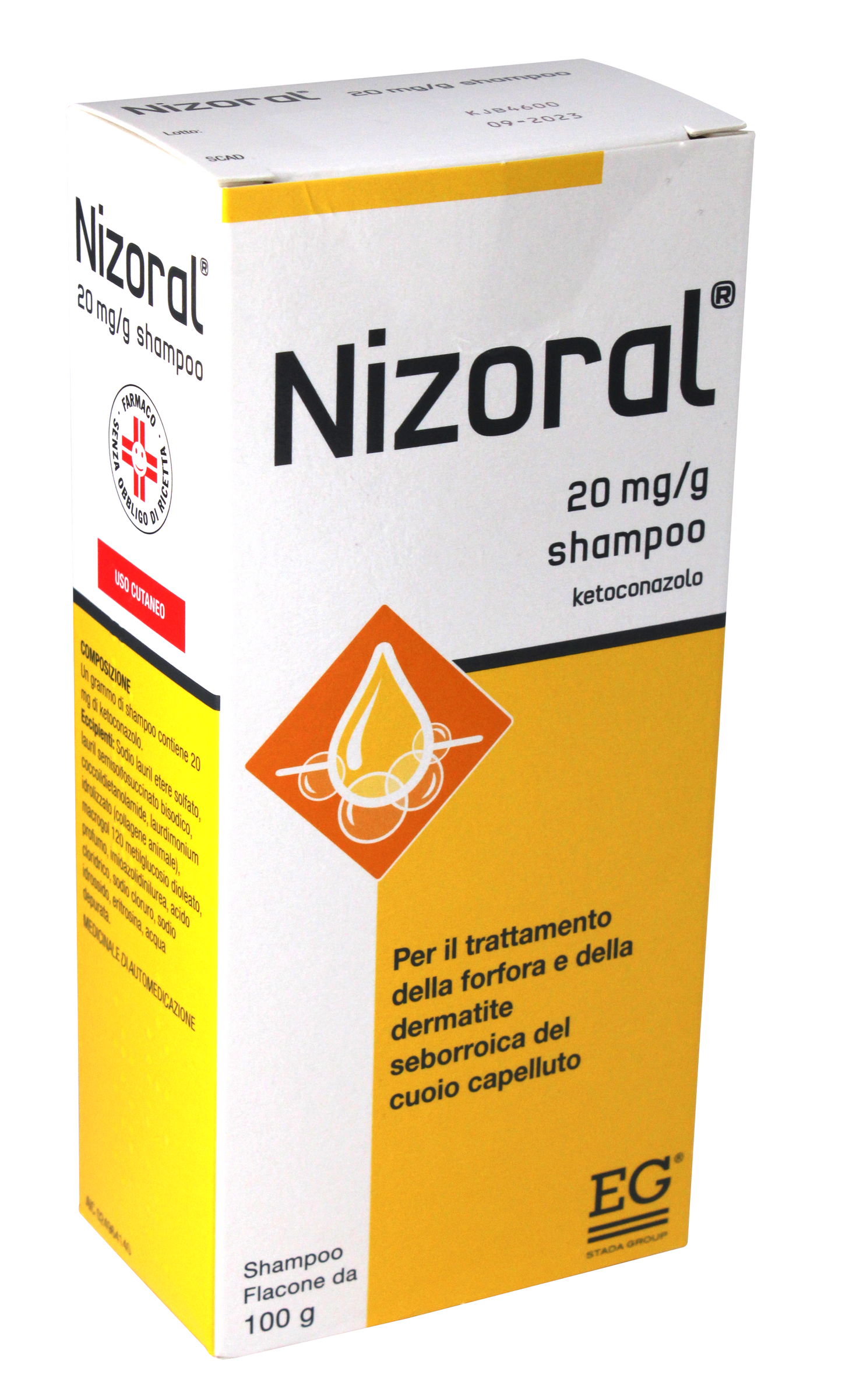 Nizoral Shampoo Flacone 100g 20Mg/g