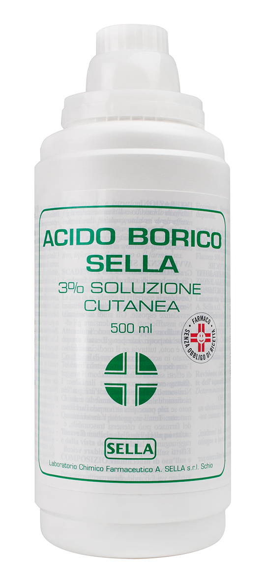 Acido Borico Sella*3% 500ml