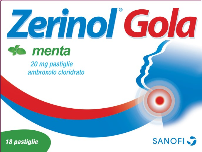 Zerinol Gola Menta 18 Pastiglie 20mg
