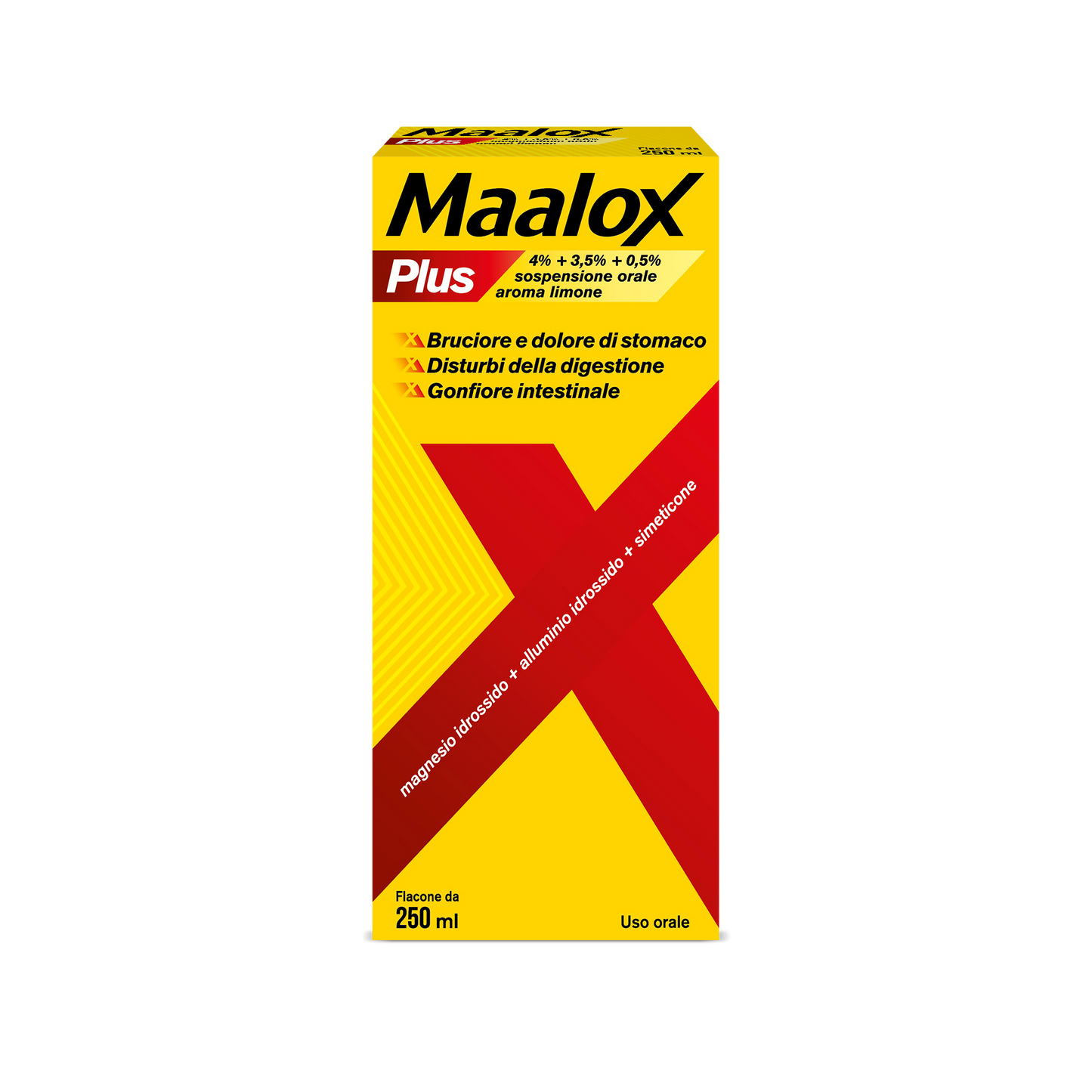 Maalox Plus Sospensione Orosolubile 4+3,5+0,5%