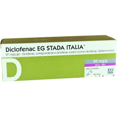 Diclofenac Eg Gel 60g 20Mg/G
