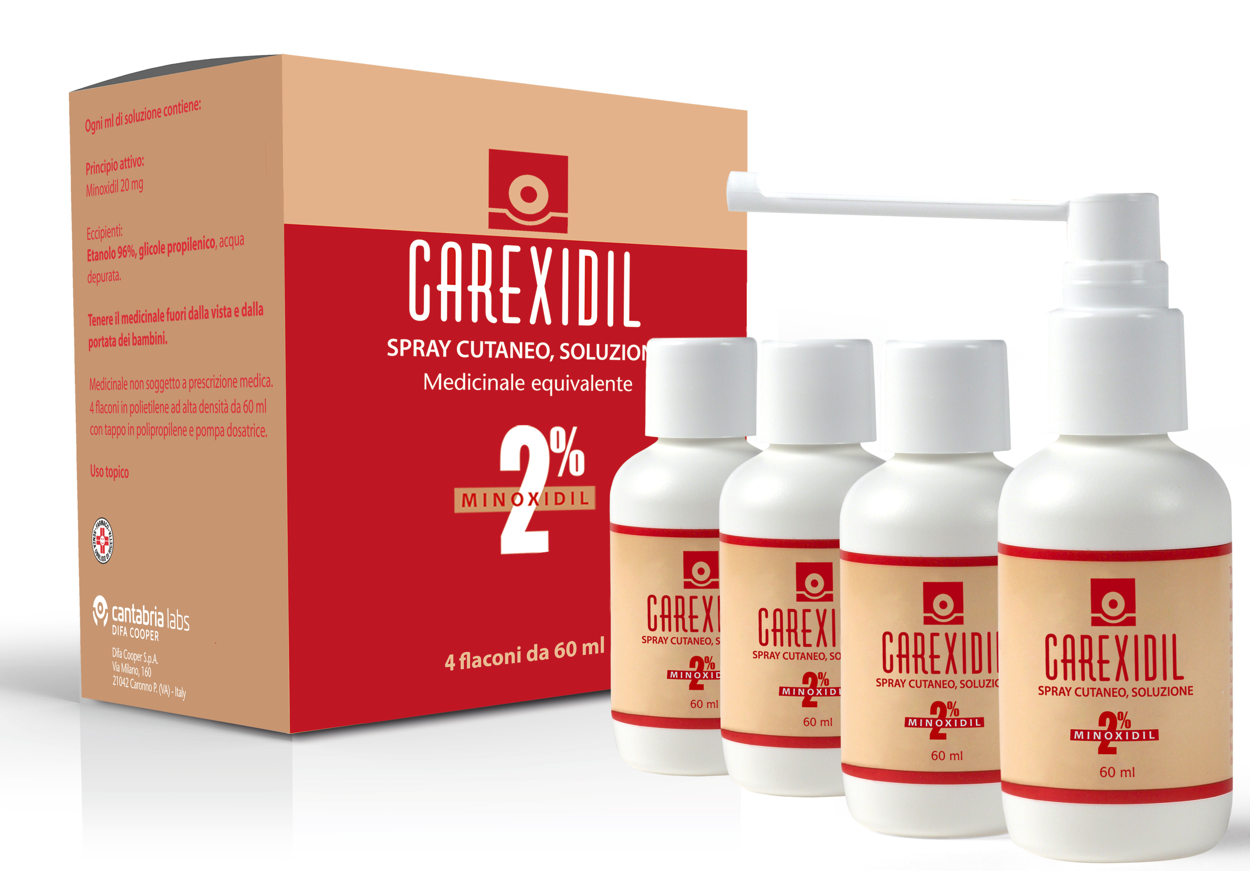 Carexidil*4Fl Soluz Cut 60ml2%